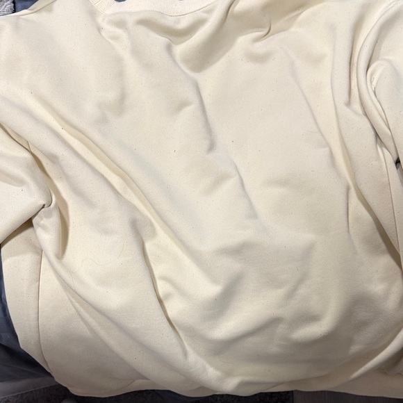 NFINITY Cream and Orange Pumpkin Crewneck Sweater - Picture 3 of 4